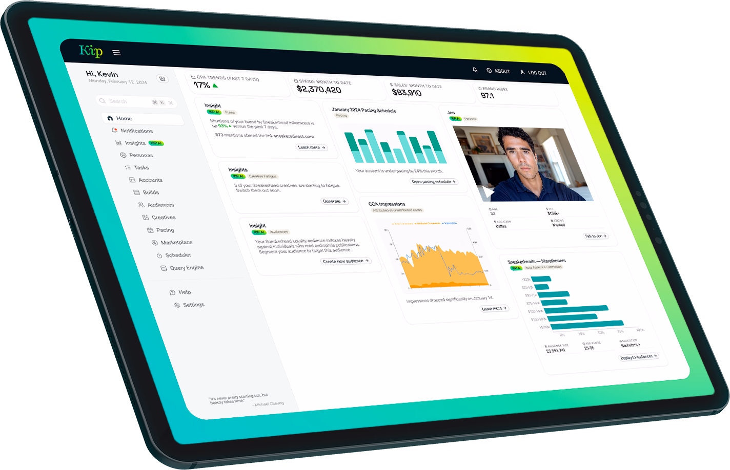 KIP Homepage Redesign - Hero View